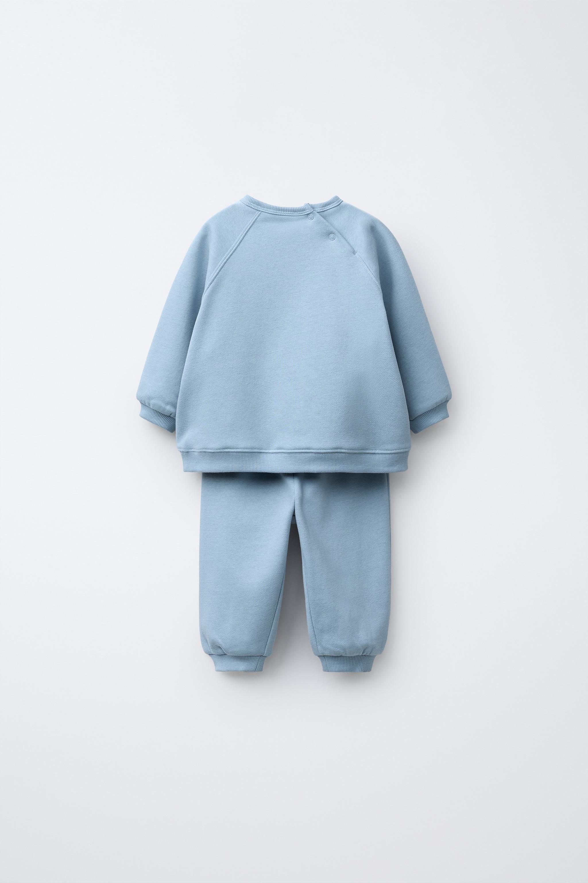 BASIC SWEATSHIRT AND JOGGER PANTS SET